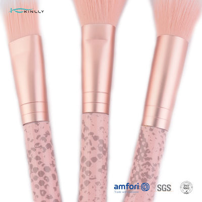 دسته برس پلاستیکی 6 عدد PCS Premium Synthetic Makeup Brush Set