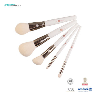 8PCS Luxury Aluminium Ferrule Travel Makeup Brush Set Private Label