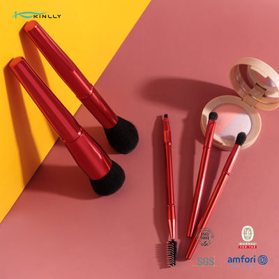 5PCS دسته فلزی مجموعه برس زیبایی