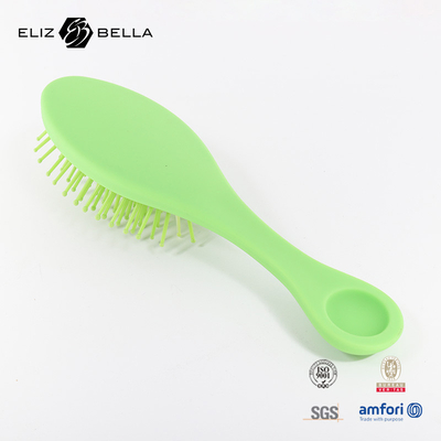 لوگو سفارشی طراحی جدید 100٪ Maze Biodegradable Curved Vented Hair Brush Detangling Hair Brush برای زنان موهای پیچ و تاب