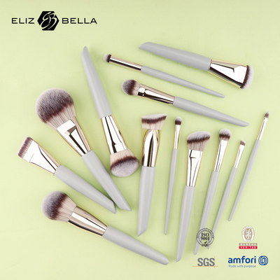 Mini Travel Makeup Brush Set 5PCS برش های آرایشی گیاهخوار و بدون ظلم برای صورت و چشم