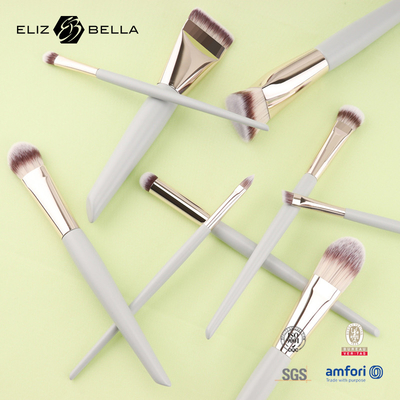 Mini Travel Makeup Brush Set 5PCS برش های آرایشی گیاهخوار و بدون ظلم برای صورت و چشم
