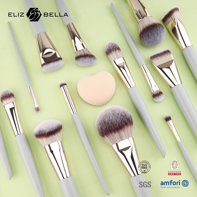 Mini Travel Makeup Brush Set 5PCS برش های آرایشی گیاهخوار و بدون ظلم برای صورت و چشم