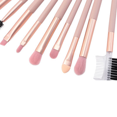OEM LOGO Premium 12PCS Foundation Makeup Brush Set مصنوعی مو