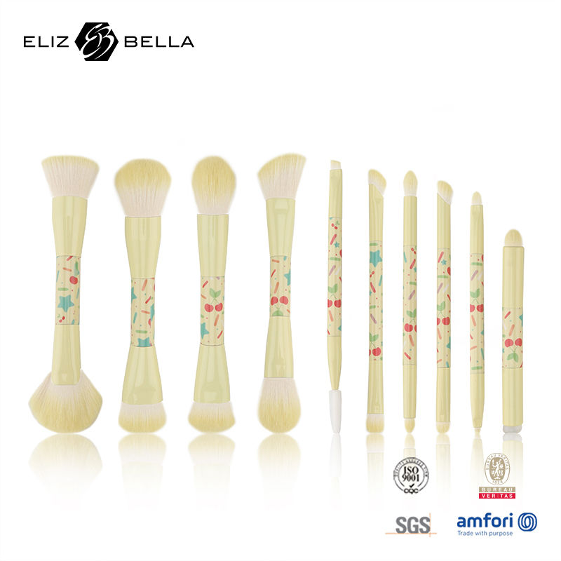 دستگیره فلزی برای آرایش مسافرتی مجموعه ی برس سفر ضروری برای آرایش کامل